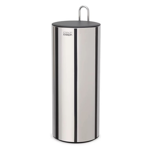 JosephJoseph不锈钢卷纸架卫生间纸巾架立式厕纸架家用厕所纸巾盒