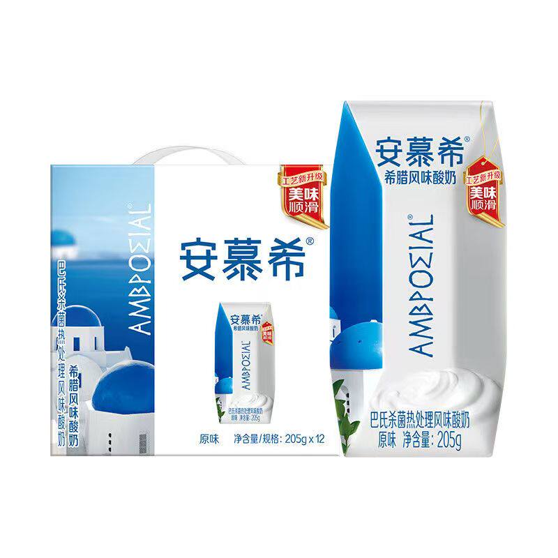 伊利安慕希酸奶希腊风味205g*12