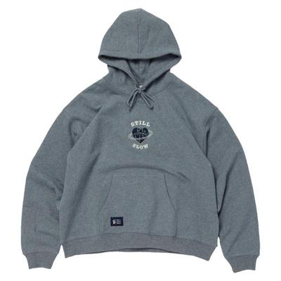 todaynowind刺绣连帽卫衣