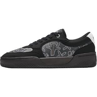 凯里欧文同款安踏Hela板鞋男春季休闲潮流休闲鞋正品黑色运动鞋男