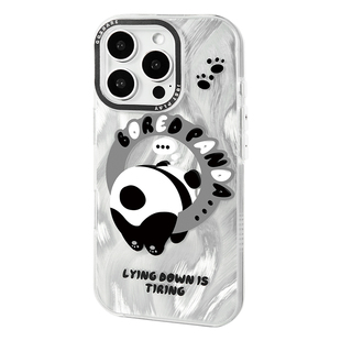 寄居蟹原创设计熊猫扭屁屁iphone17手机壳适用苹果16promax新款15不撞款14带磁吸支架13小众高级感超好看防摔