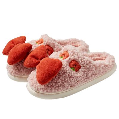 1-3-5秋冬季防滑小童毛毛棉拖鞋