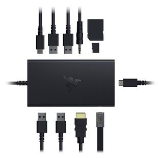 Razer雷蛇USB C拓展坞电脑转接头扩展器兼容mac iPad笔记本HDMI