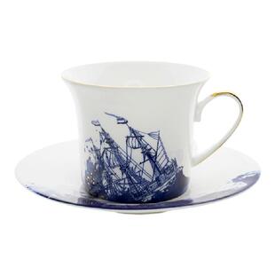 RoyalDutch皇家荷兰海上马车夫骨瓷咖啡杯碟欧式下午茶具精致礼物