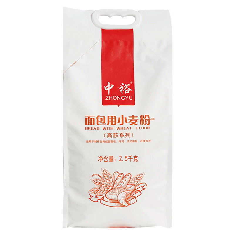 中裕面粉面包用小麦粉高筋粉5斤