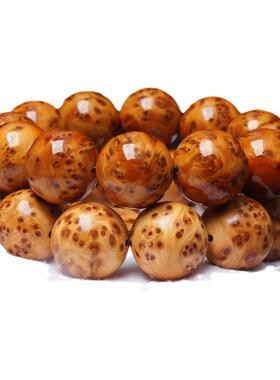 崖柏手串满疤陈化料20mm男太行山悬崖柏料满雀眼佛珠一物一图产区