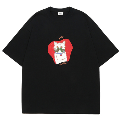 GUUKA夏季落肩短袖T恤