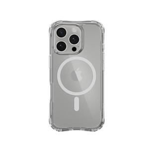 美国MagEasy适用2024苹果新款iphone16promax透明黑磁吸手机壳高级感Pro全包防摔四角气囊女男Plus保护套加厚