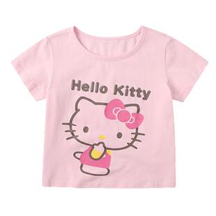 HelloKitty童装凯蒂猫夏季女童薄款可爱棉质短袖T恤婴童宝宝短袖