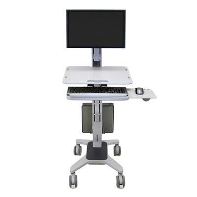 爱格升ergotron WorkFit-C 24-198-055 电脑推车升降工作台