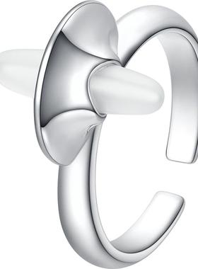 VIGG陀螺开口戒指女百搭设计感