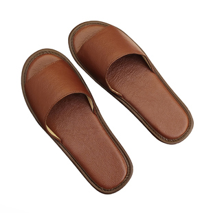 夏天高端手工全牛皮拖鞋男女士居家用防滑抗菌不臭脚真皮软底夏季