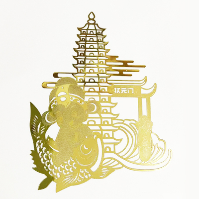 烫金贴纸镂空透明不干胶