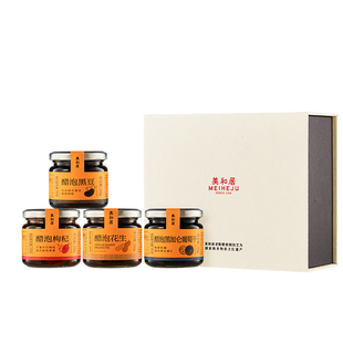 【美和居-始于1368】醋泡黑豆花生葡萄干枸杞送礼盒装150gx4