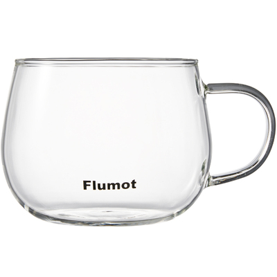 德国玻璃绿茶泡茶杯带把手耐高温