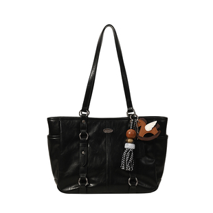 南风Chio2nd 奇遇米兰托特包超A黑皮包大容量手提包女通勤单肩包