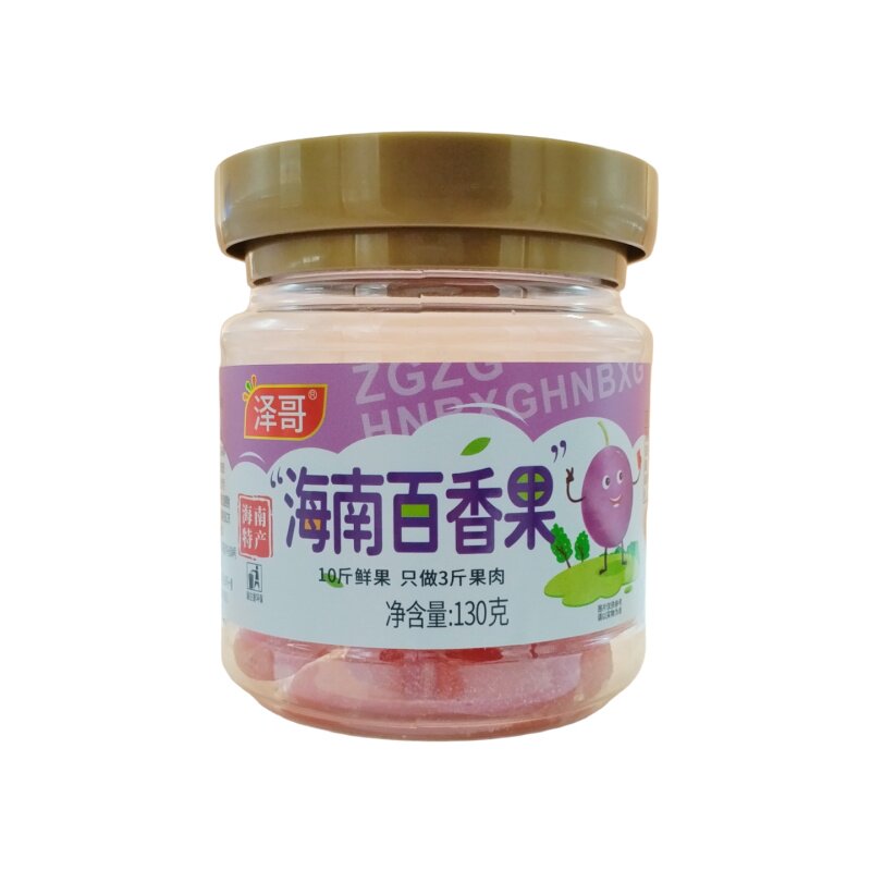 泽哥芒果干120g绿橙皮130g瓶装