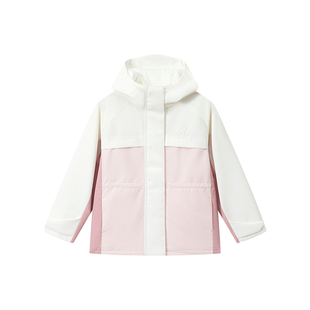 【商场同款】特步童装秋冬新款大童保暖防风风衣儿童运动女童外套