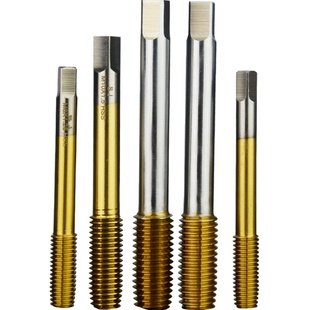 上匠 挤压丝锥可攻不锈钢手用机丝M3-M20 镀钛6542高速钢机用丝攻