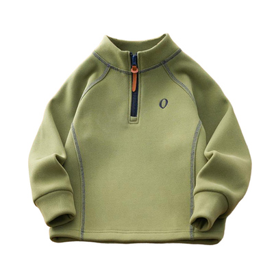 男童奥粒绒卫衣加厚保暖秋冬上衣