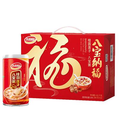 达利园经典桂圆莲子八宝粥12罐