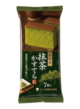 2件包邮 抹茶控入！日本Maruto玛璐托长崎蜂蜜宇治抹茶蛋糕茶点心