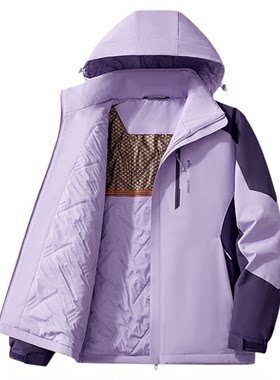达斯登防风防水保暖男女棉服外套