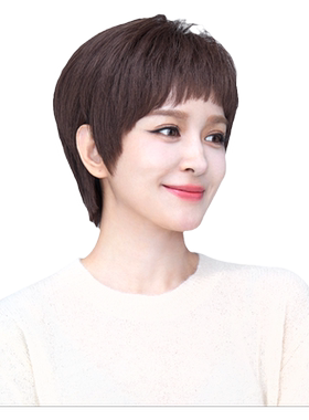 瑞贝卡少女辫子发自然短发假发套