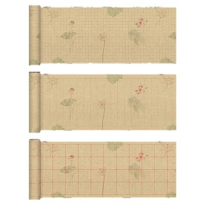 墨上花莲语系列蜡染微喷宣纸长卷