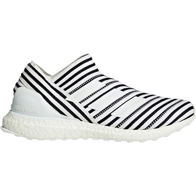 阿迪达斯男士条纹耐磨缓震足球鞋