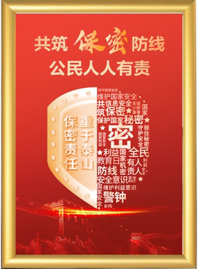 官方版保密知识海报海报