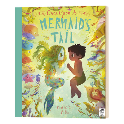 从前有条美人鱼 英文原版 Once Upon a Mermaid's Tail 独角兽系列 Unicorn Horn 平装绘本英文版 Beatrice Blue 进口原版英语书籍