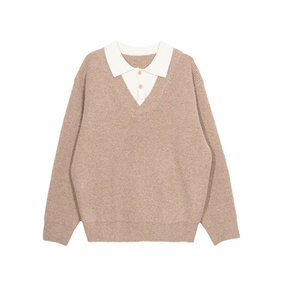 Hualun秋冬假两件针织衫毛衣