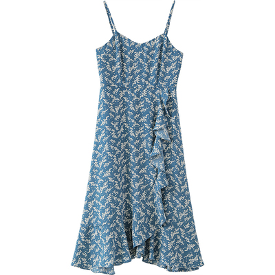 新款小个子茶歇吊带甜美风两件套