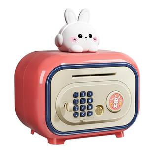 2025年新款存钱罐柜儿童女孩保险箱男孩密码盒大容量储蓄只进不出