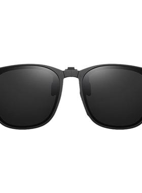 可折叠墨镜夹片女可上翻近视眼镜