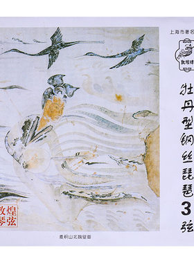 正品牡丹型琵琶弦琴弦裹2/3/4号