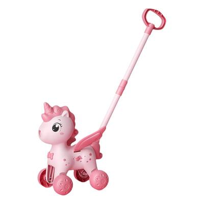 独角兽飞马1至6岁宝宝推车泡泡机