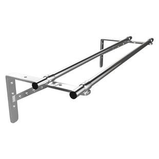 阳台晾衣杆固定式三角架侧墙晾衣架不锈钢外墙防风晒衣杆壁式衣杆