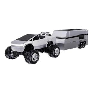 合金特斯拉带挂箱遥控汽车迷你赛车遥控越野车儿童玩具男孩电动10