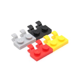 国产积木60470小颗粒基础零件49563配件散件1x2单侧带双纵向夹板