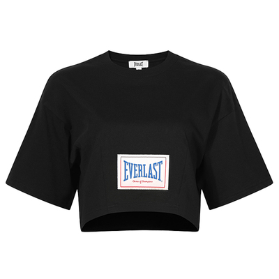 EVERLAST短款露脐训练运动t恤女