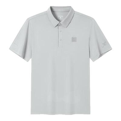 特步POLO衫短袖男2025夏季新款休闲透气翻领运动T恤975229020203