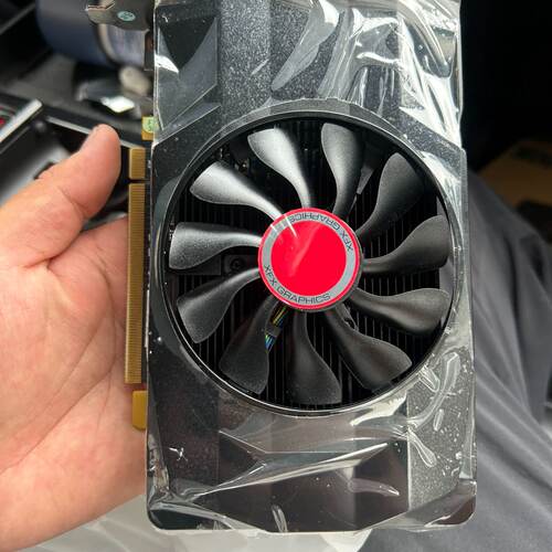 【议价-可维修】讯景RX550 4G显卡，四屏版，带4个HDMI接口，未 /