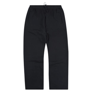 PLEASURES  侧面基础字母logo贴布绣卫裤暗纹波浪加绒保暖休闲裤