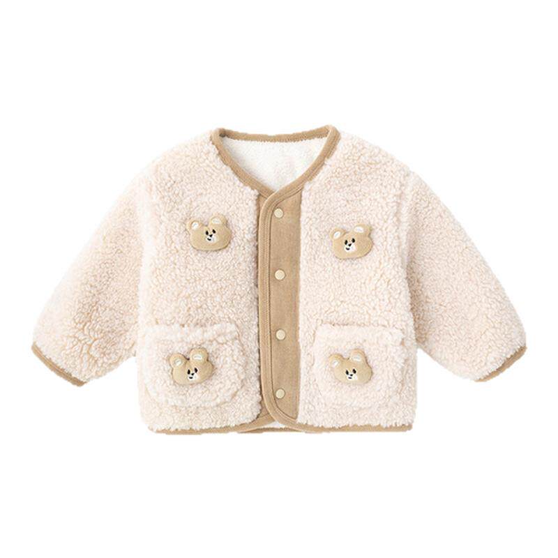 儿童外套冬款男童衣服加厚宝宝外衣好看女童上衣洋气男宝童装冬装