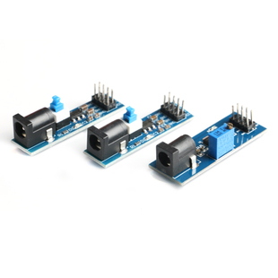 AMS1117-3V 5V ADJ 电源稳压模块 带DC座和开关 可调降压模块