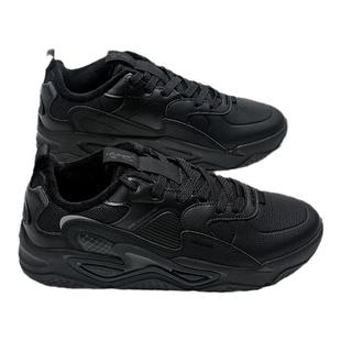 特步男鞋加绒棉鞋冬季复古皮面暗流板鞋加厚保暖休闲鞋运动鞋男款