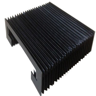 导轨风琴防火耐高温罩激光切割机床丝杠圆形防尘U型一字帘防护罩