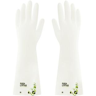 洗碗手套冬季加厚女橡胶厨房家务耐用刷洗衣服加绒洗菜薄防水贴手